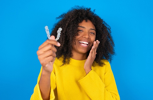 Patient in Grantsville smiling with Invisalign